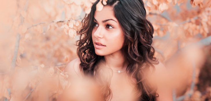 Photo publicitaire de parfum à la Réunion avec Léna HOAREAU, Belle de France 2017
