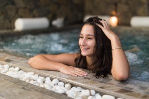 Relaxation dans le SPA de l'hotel
